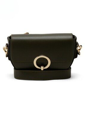 CHEVAL Made In Italy Leather Round Crossbody